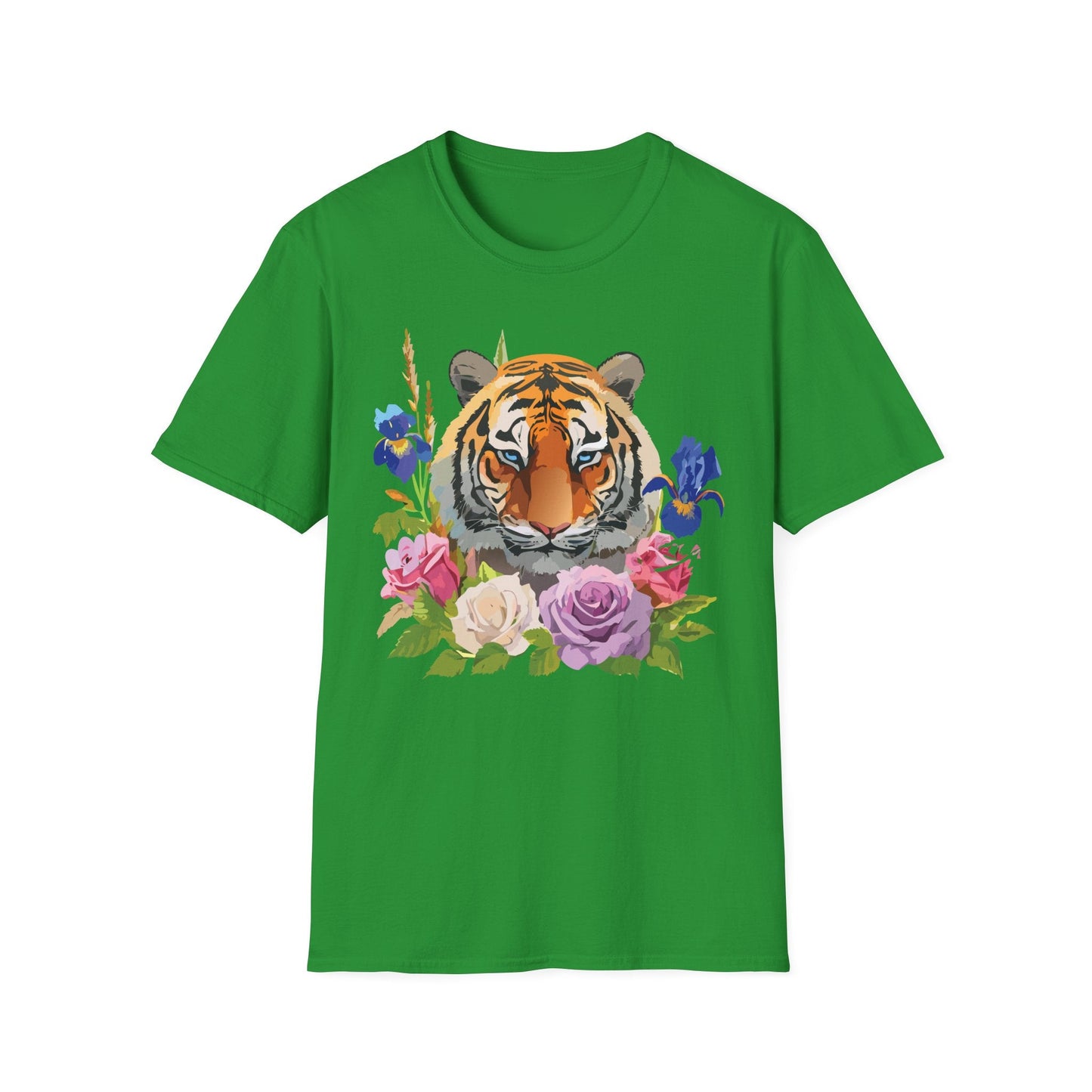 Unisex Tiger Shirt Softstyle Graphic Tee 100 Percent Cotton Apparel