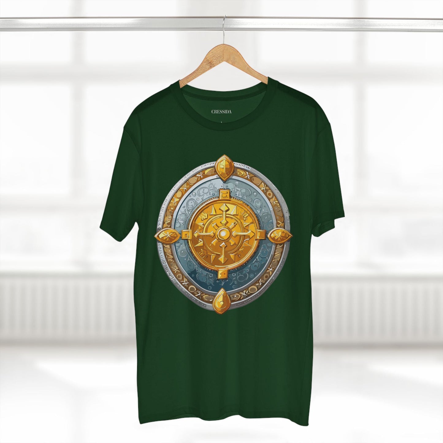 Antique Gold Coin Graphic Design T-Shirt Unisex 100 Cotton With Golden Print Artwork Tee 7