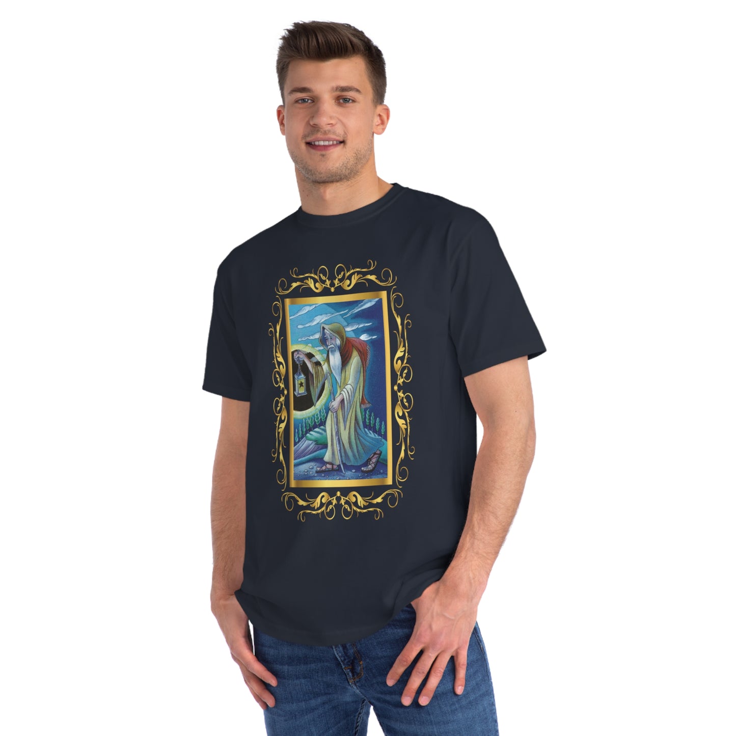 T-Shirt aus Bio-Baumwolle, Unisex, mit Tarotkarten