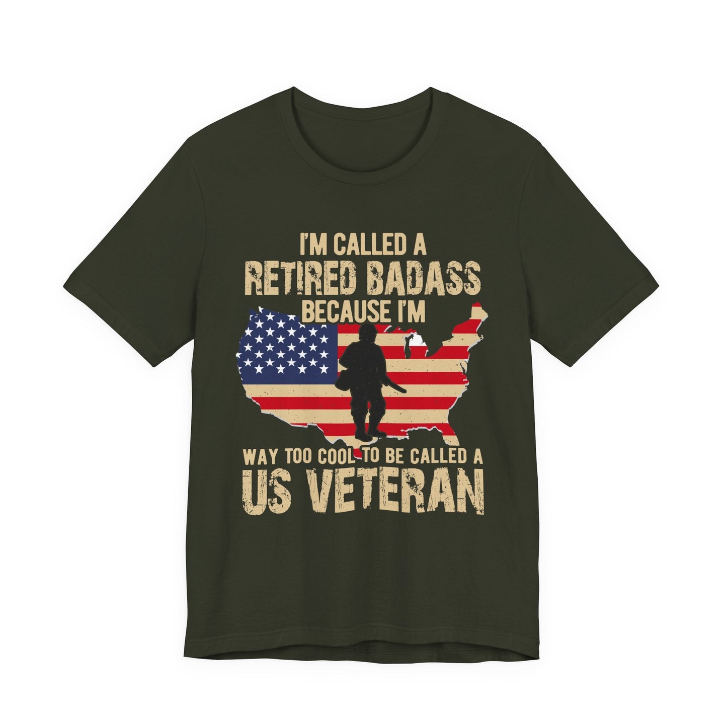 Army Veteran Patriotic Graphic Design Unisex Cotton T-Shirt v22