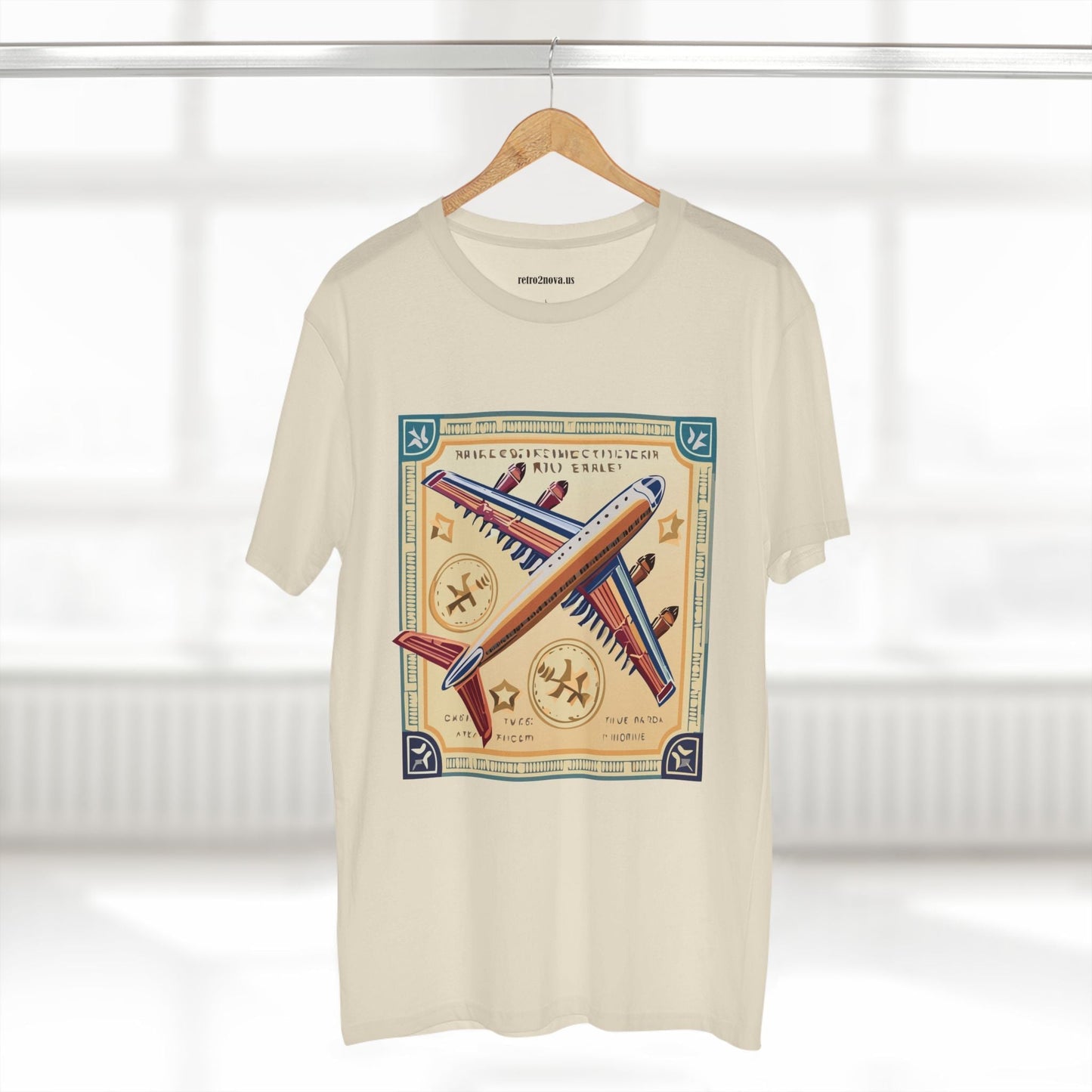 Postage Stamp Shirt Unisex Premium Cotton Tee With Original Art By Retro2Nova Art Collection