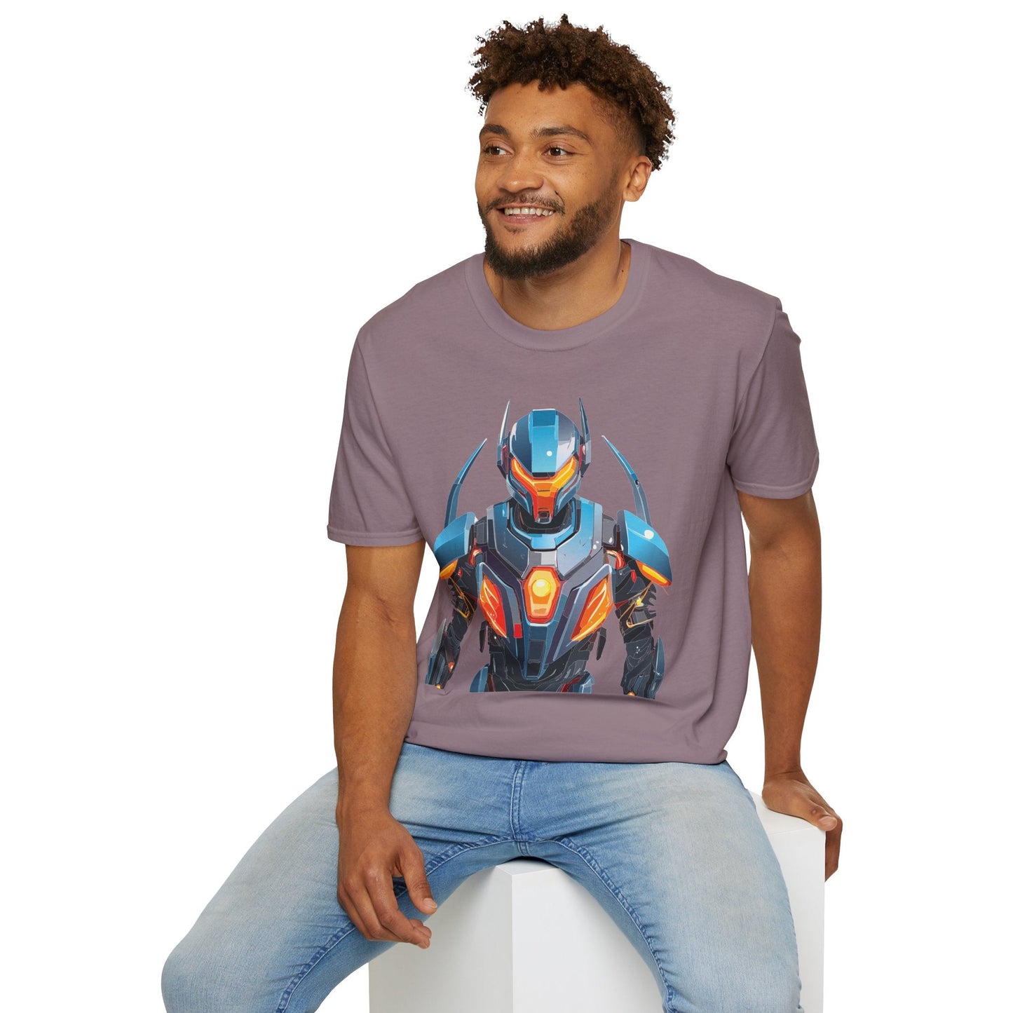 Cyborg Tee Robot Shirt Terminator Shirt Unisex Gildan Softstyle 64000 Soft Cotton Tee