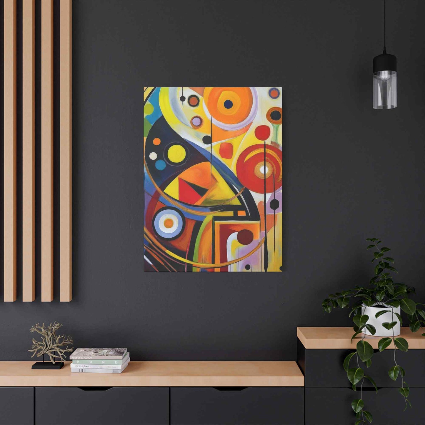Abstract Painting Print Canvas 20x24,20x30,24x30, 24x32,24x36,30x40, 32x48,36x48,40x60 Pine-Wood Inner Frame ABS-7