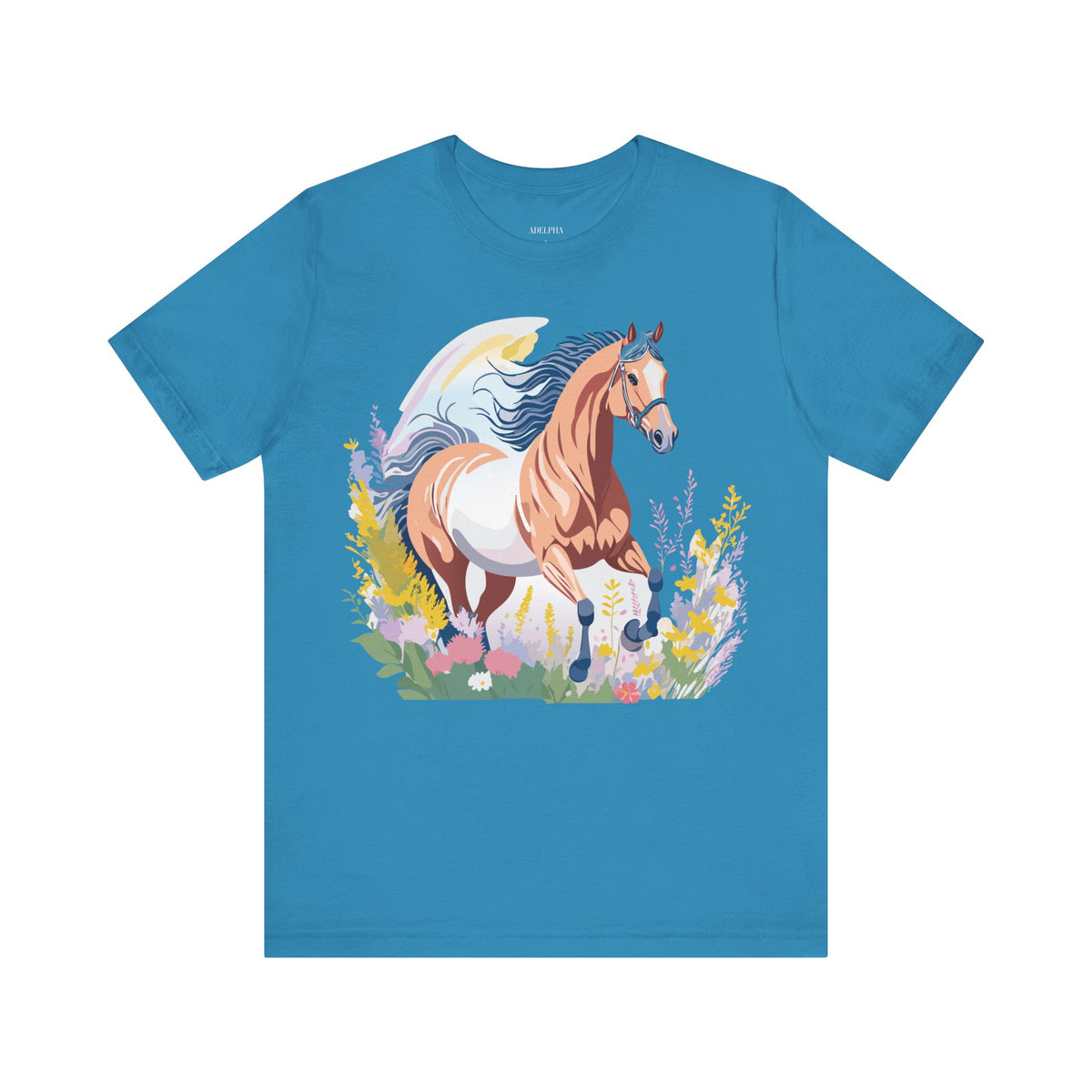 Horse Graphic Design Tee Bella+Canvas Unisex 100 Cotton Tee Shirt a120