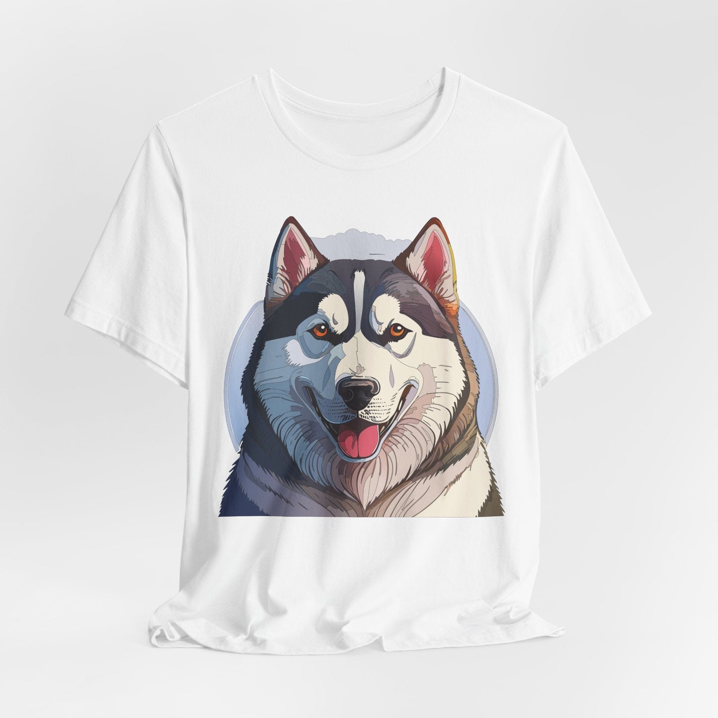 Unisex Animal Shirt Art Design Tee With Wild Animals Graphic Print Short Sleeve Style