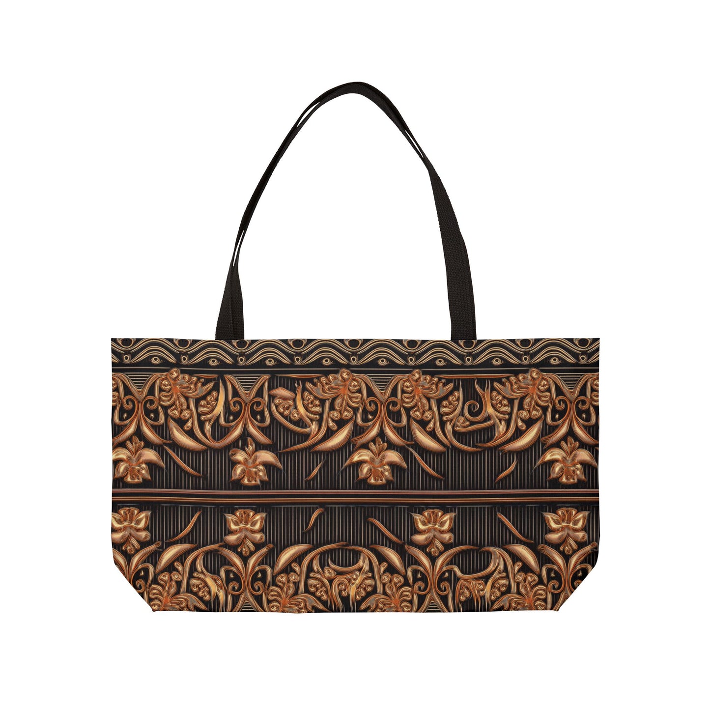 Ornament Print Big Bag High-Quality 100% Spun Poly 24x13 Canvas Art Bag OR-32