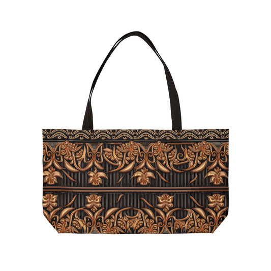 Ornament Print Big Bag High-Quality 100% Spun Poly 24x13 Canvas Art Bag OR-32