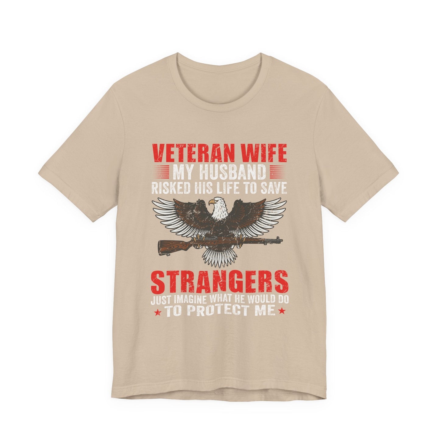 Army Veteran Patriotic Graphic Design Unisex Cotton T-Shirt v40