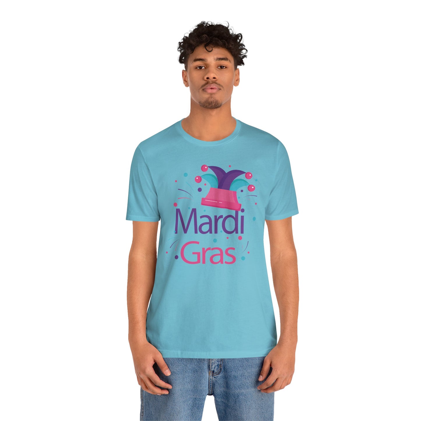 Tee-shirt en coton unisexe pour Mardi Gras