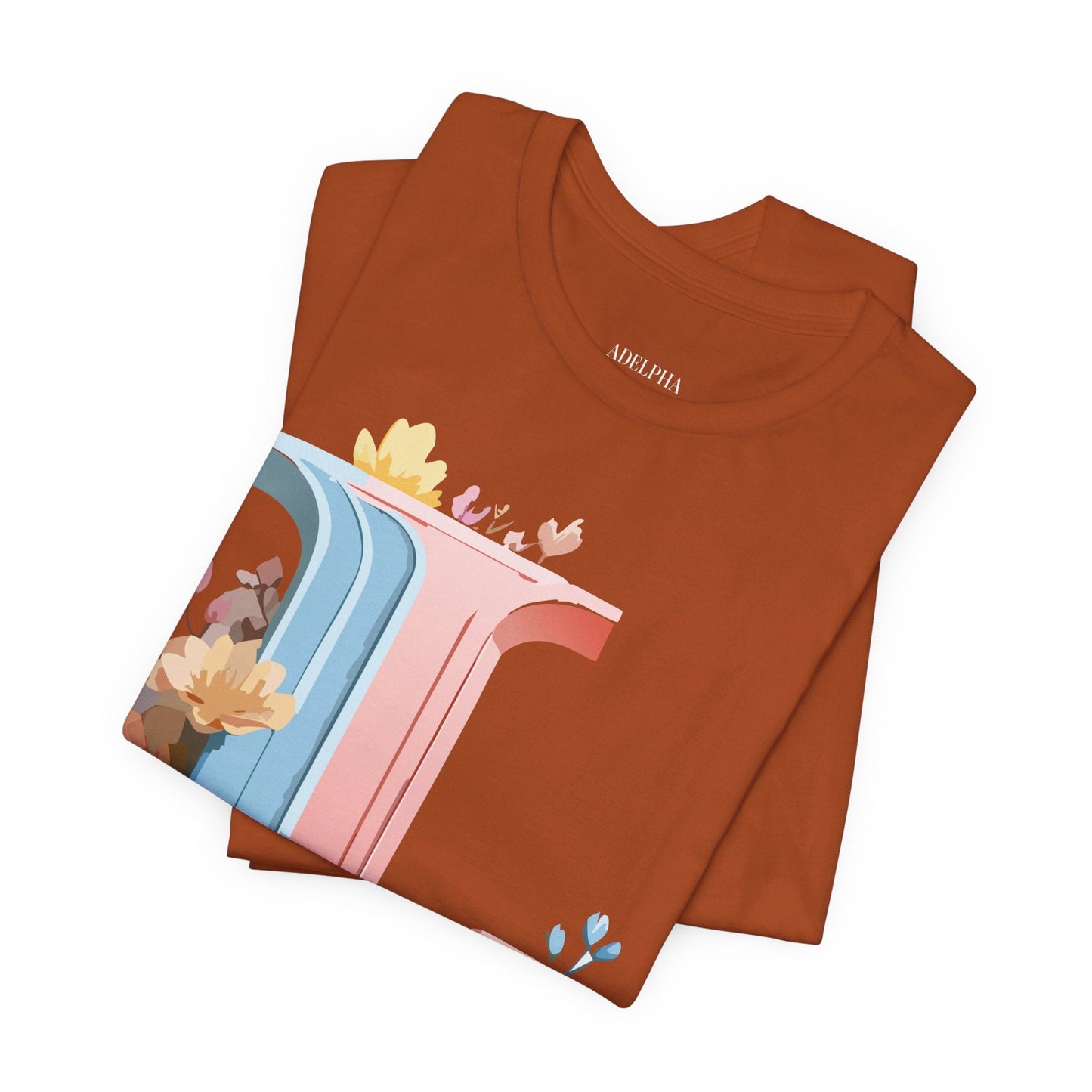 Letter L Shirt Graphic T Shirt Unisex Short Sleeve Vintage Inspired Artwork By Adelpha
