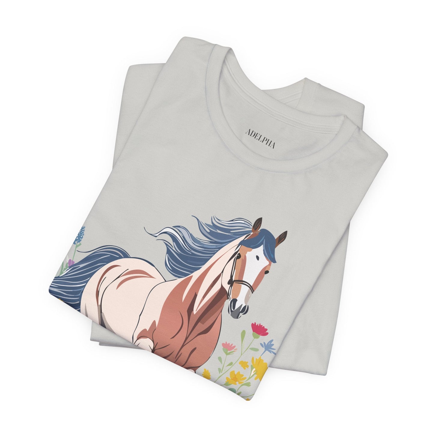 Horse Graphic Unisex 100 Cotton Vintage Animal Art T-Shirt 11