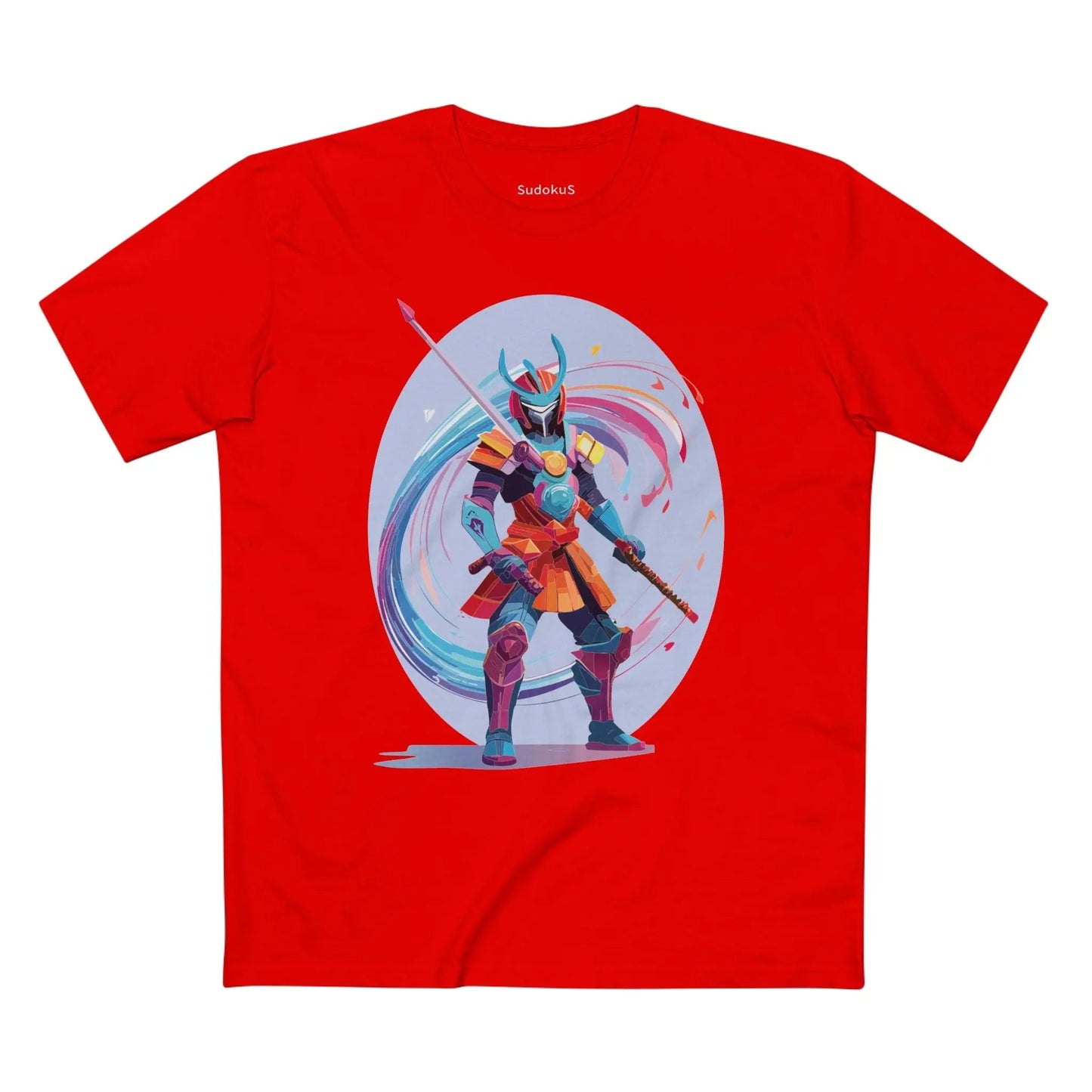 Samurai Graphic Unisex 100 Cotton Staple Tee 19