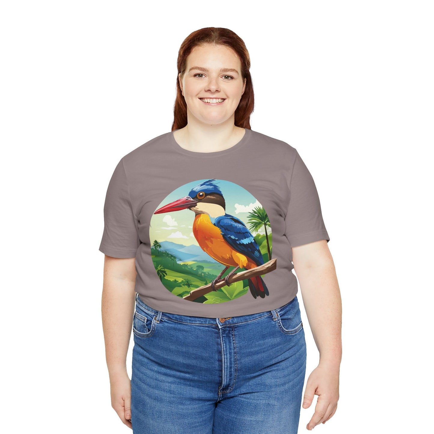 Unisex Animal Shirt With Art Design Featuring Wild Animals Jersey Short Sleeve Tee