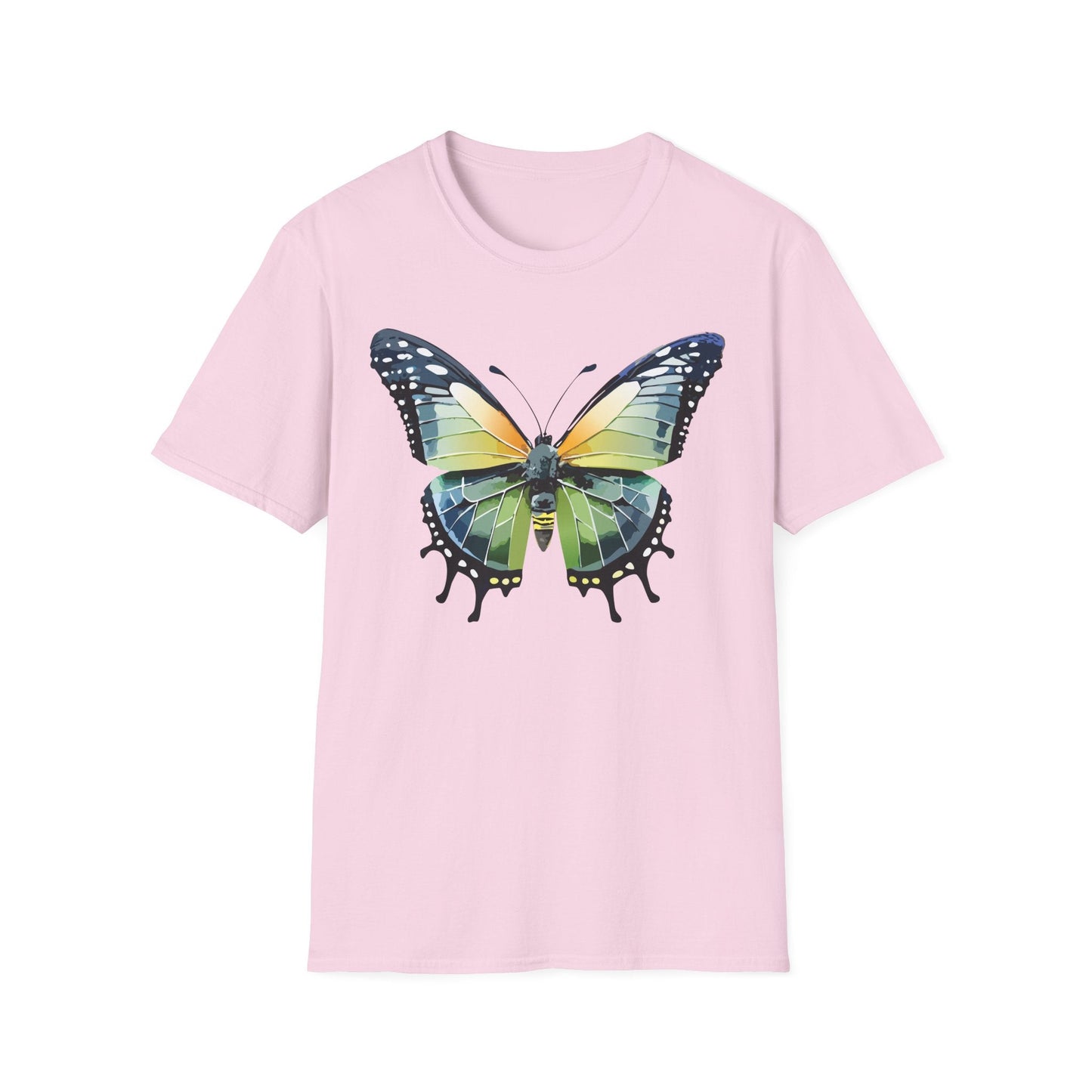 Butterfly Shirt Unisex Softstyle Gildan 64000 Monarch Butterfly Graphic Tee For Men And Women