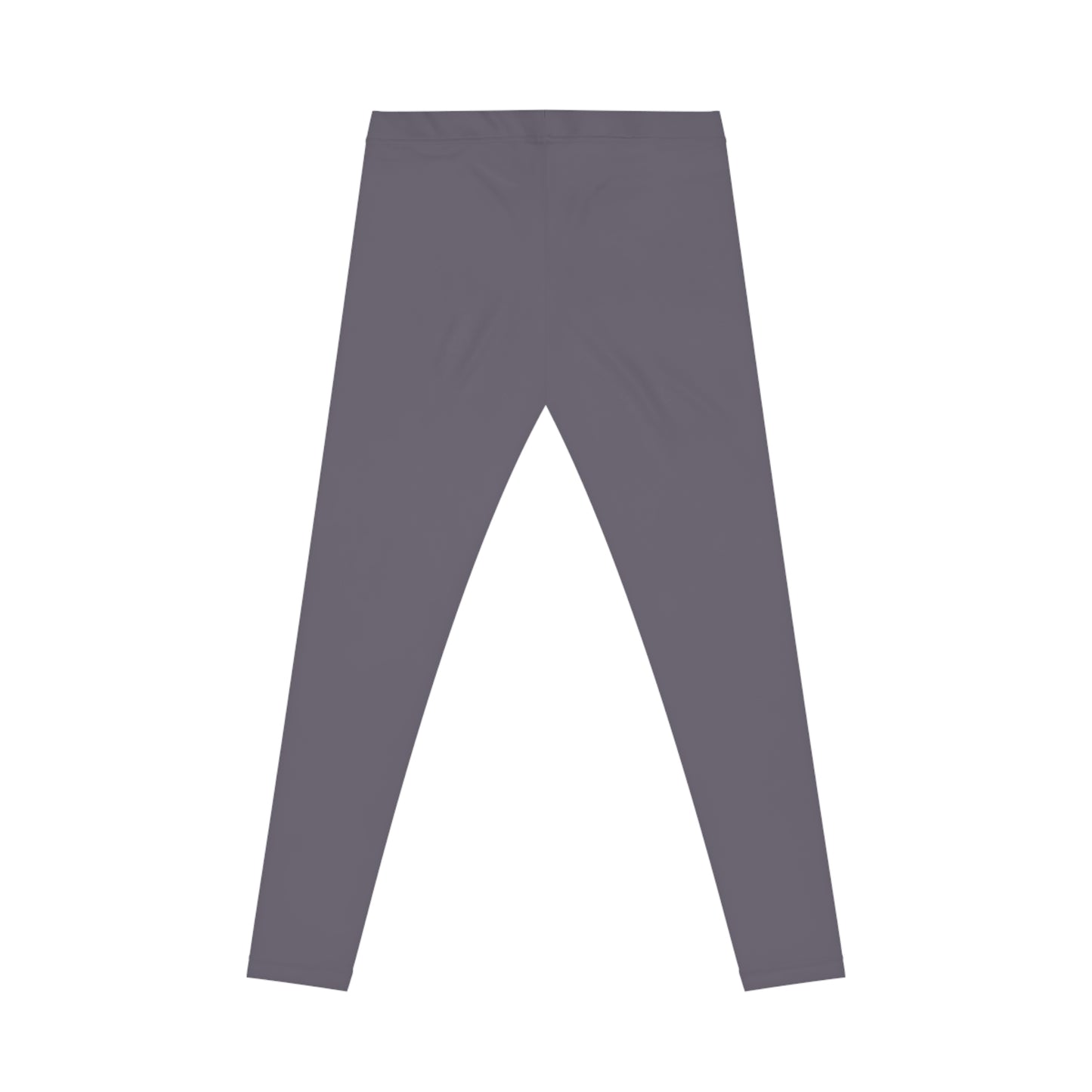 Foggy Purple Color Women's Poly-Span Casual Leggings XS-2XL