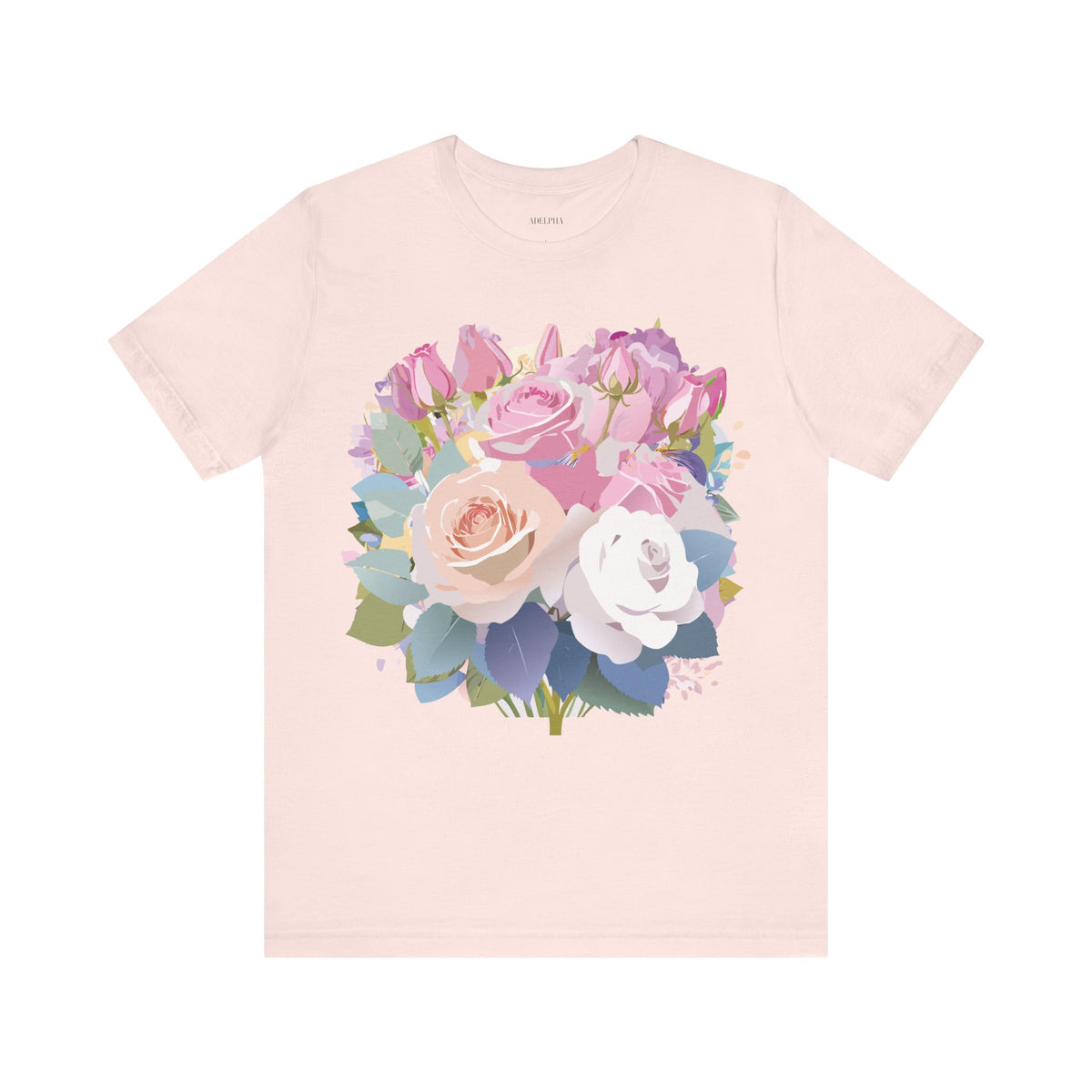Floral Graphic Tee Shirt - Bella+Canvas Unisex 100 Cotton 19