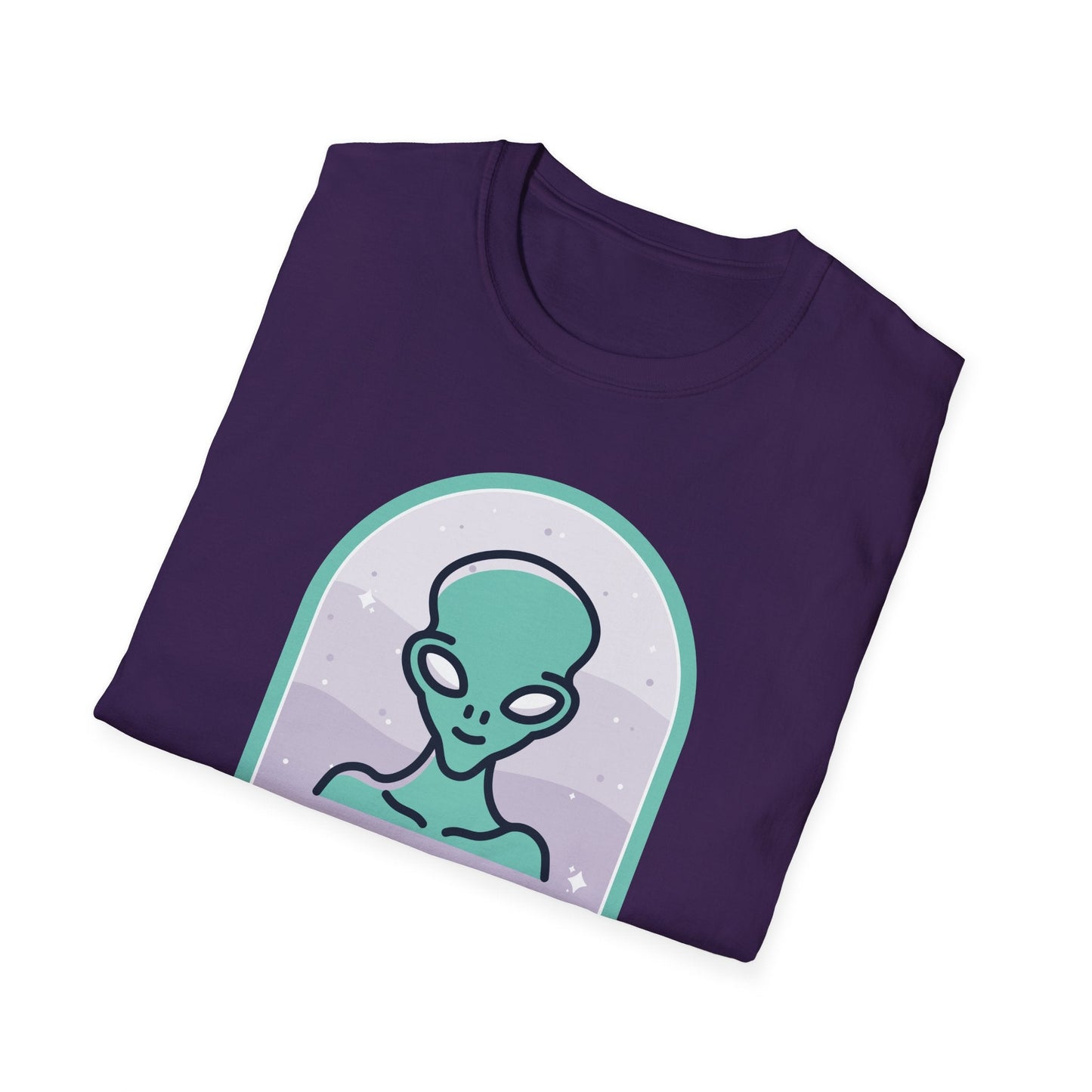 Alien Graphic TShirt  Take Me to Your Leader Retro Space Tee
