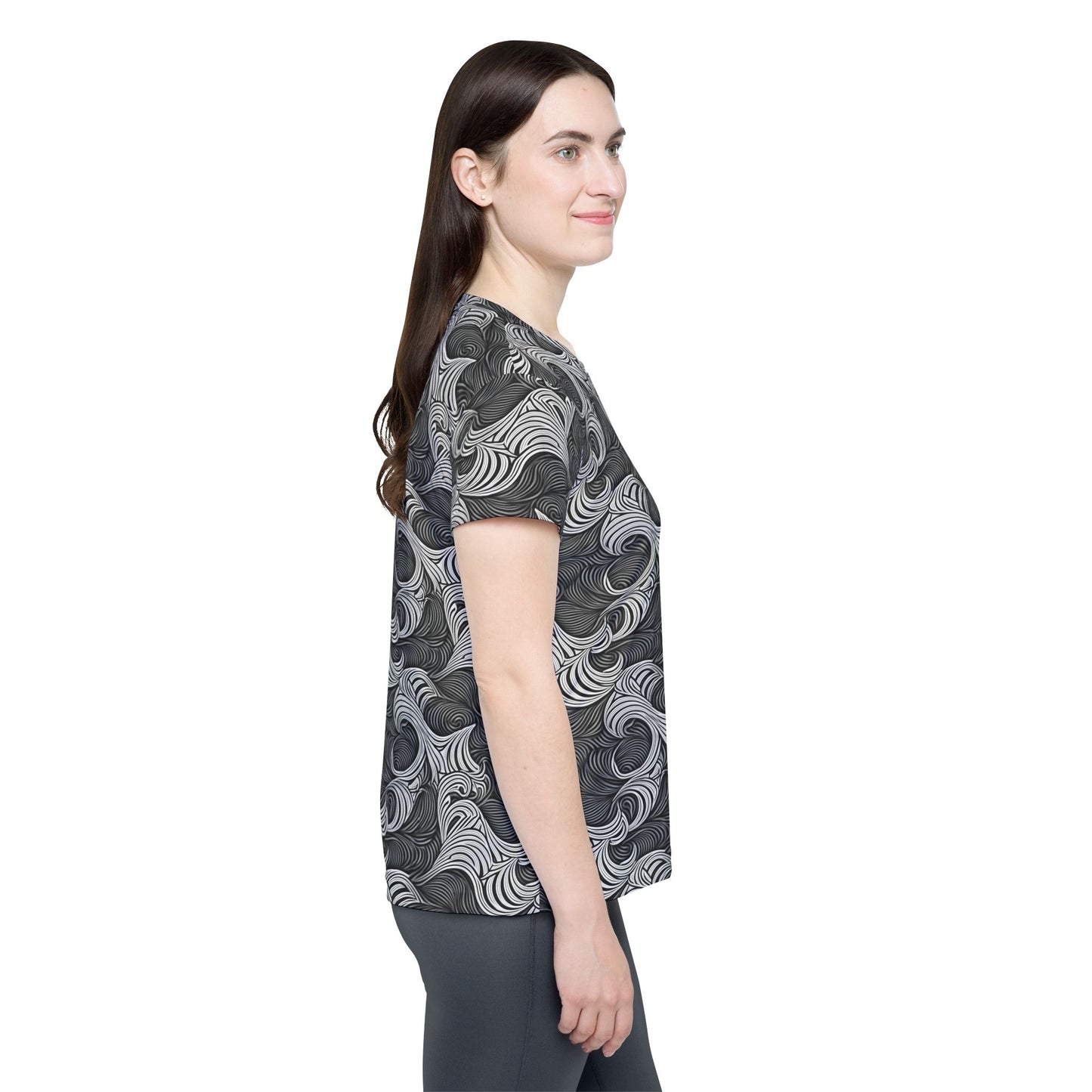 Abstract Print Shirt, Shirt with Abstract Print