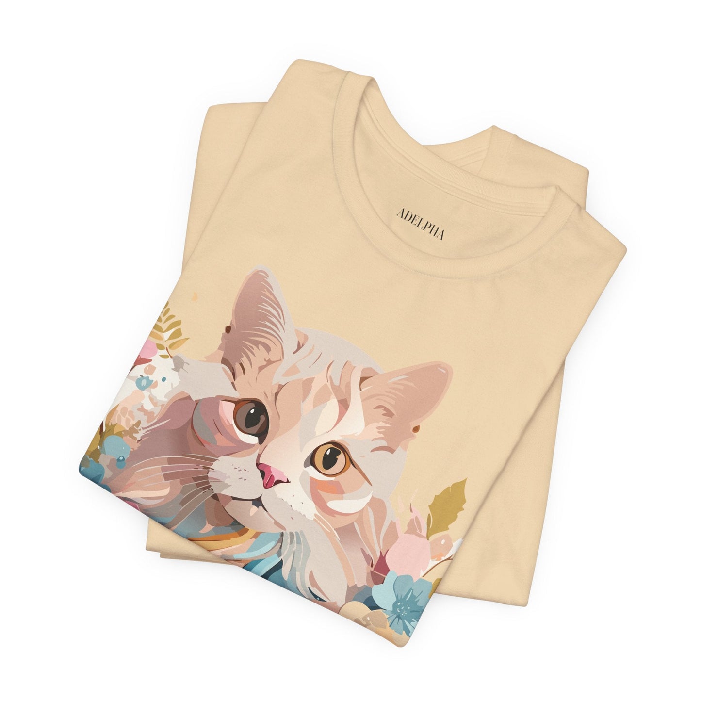 Cat Graphic Tee Unisex Shirt Adelpha Art Vintage Inspired Design