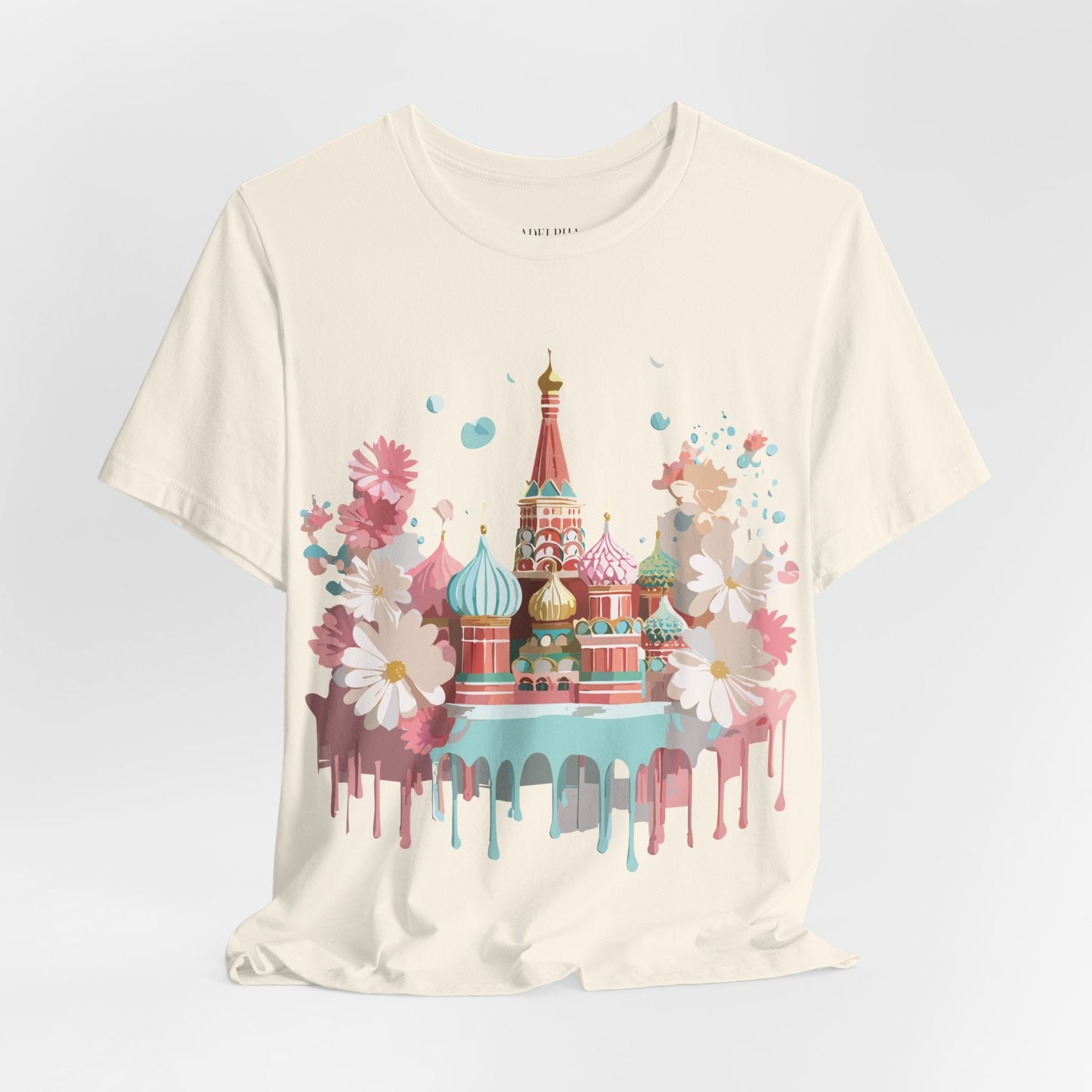 Unisex Graphic Tee With Vintage Moscow Artwork By Adelpha Premium Short Sleeve Shirt