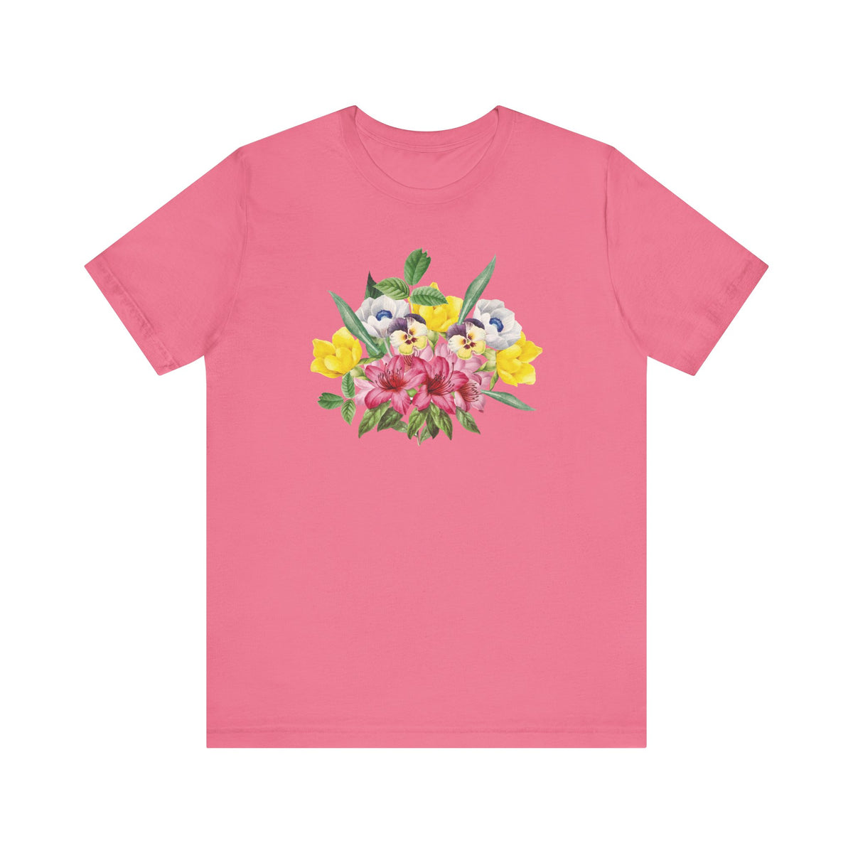 Floral Graphic Tee Shirt - Bella+Canvas Unisex 100 Cotton 49