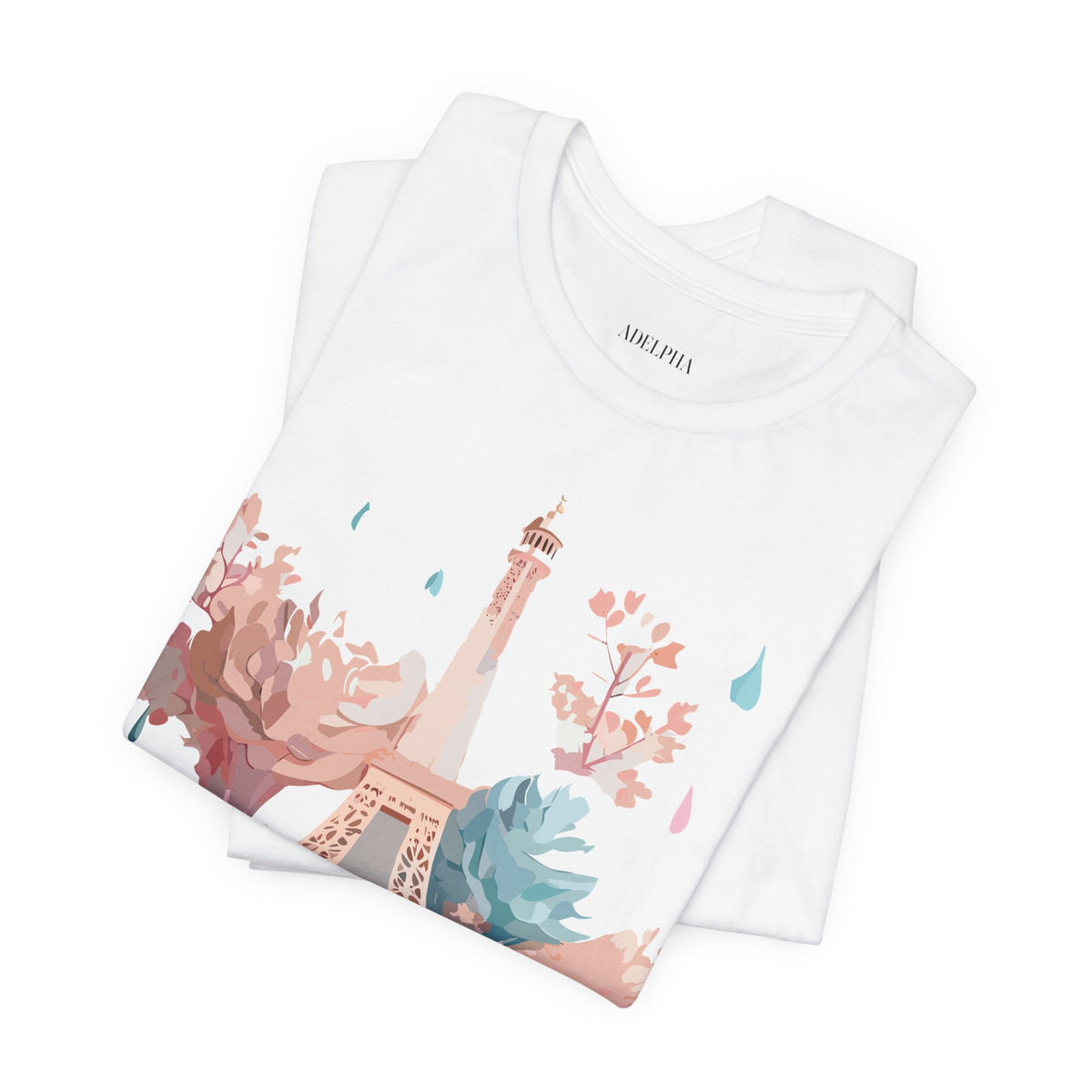 Unisex Cotton Bella+Canvas Tee with Paris