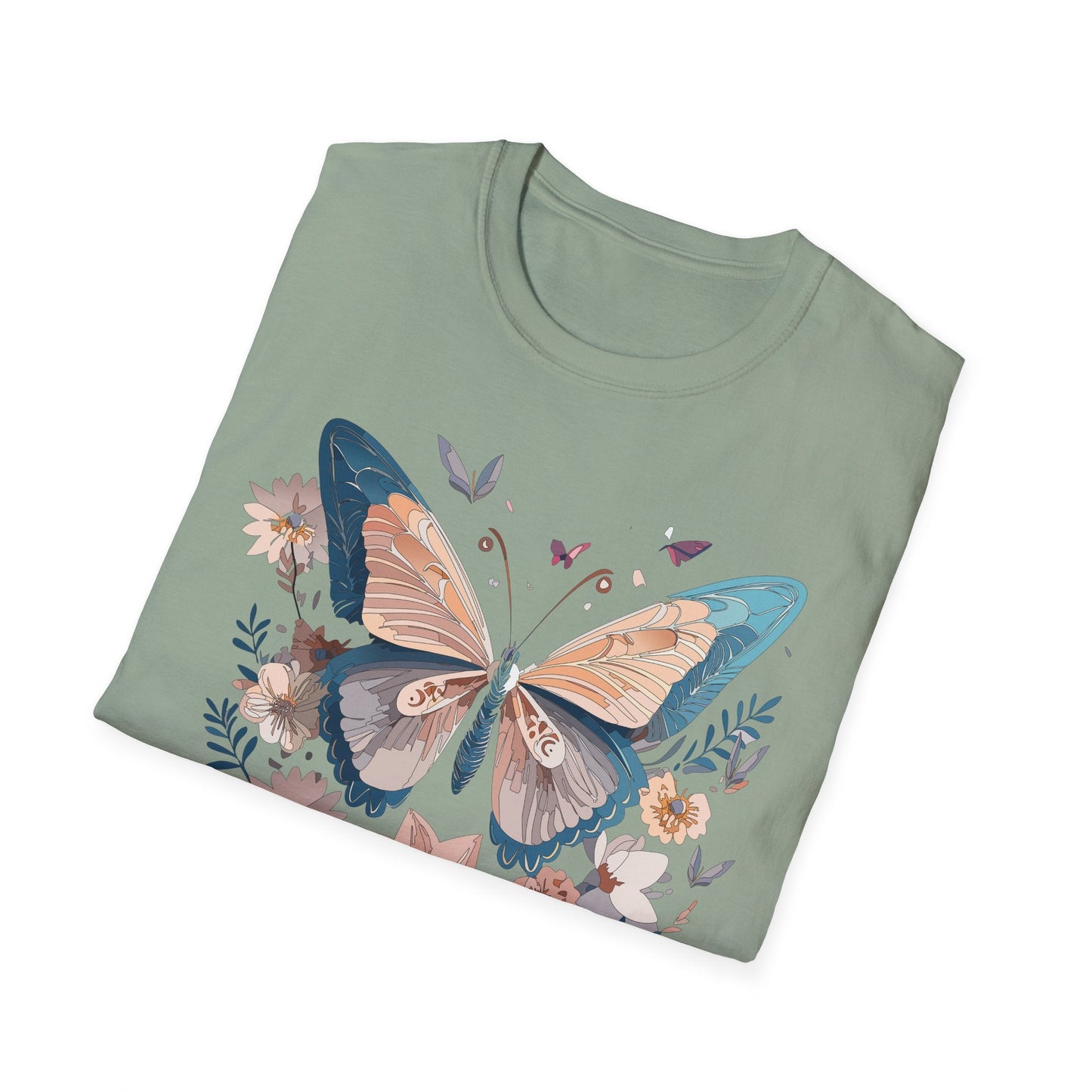 Monarch Butterfly T Shirt Unisex Softstyle Gildan 64000 Tee Lightweight Comfort Fit