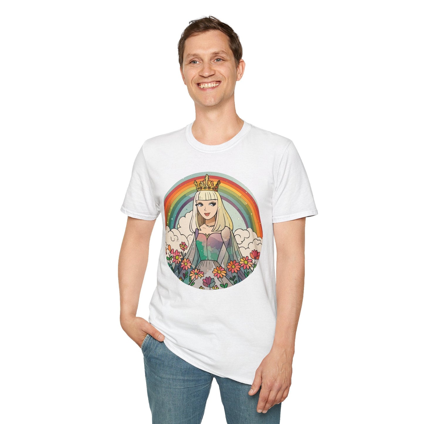 Womens Graphic T Shirt Art Design Tee Softstyle 100 Percent Ring Spun Cotton Comfort