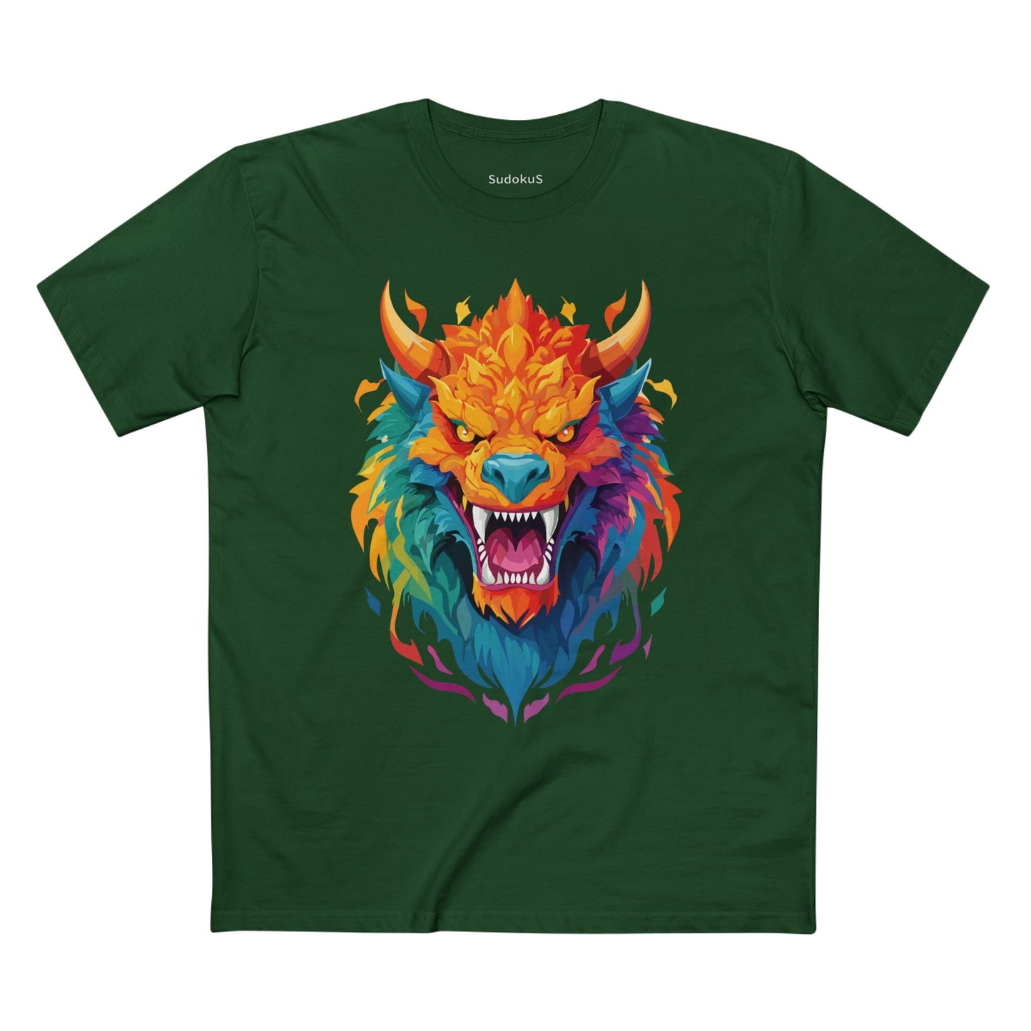 Cartoon Monsters Graphic Unisex 100 Cotton Staple Tee 14