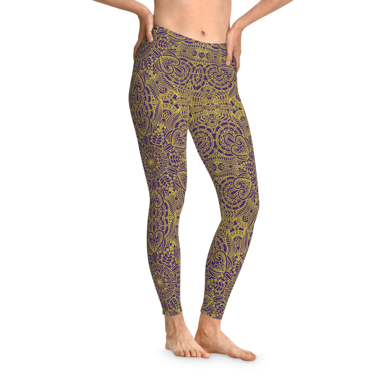 Leggings con estampado tradicional