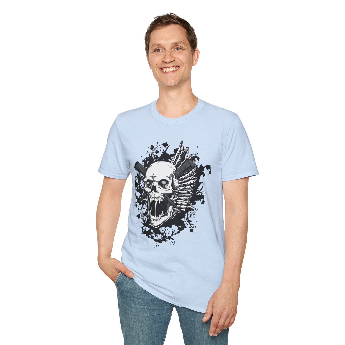 Art Design Graphic Tee Shirt Unisex Softstyle Gildan 64000 100 Percent Ring Spun Cotton