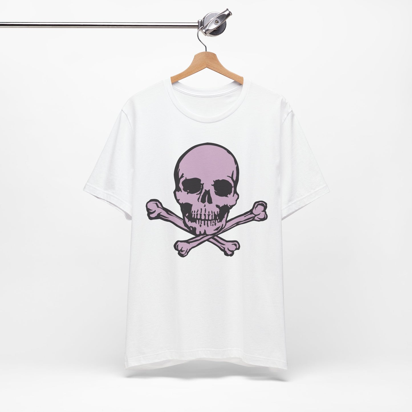 2-Pink Skull Graphic Design Tee, Skull Shirt, Vintage Tees, Art Design T-Shirt, Vintage Graphic Tee, Art Shirts with Skulls