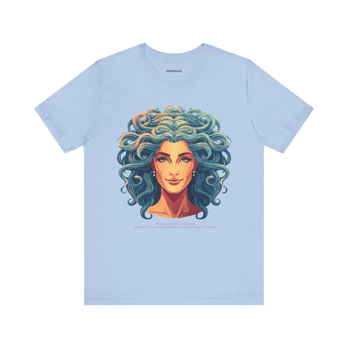 Goddess Graphic Unisex Cotton Bella+Canvas Tee with Medusa