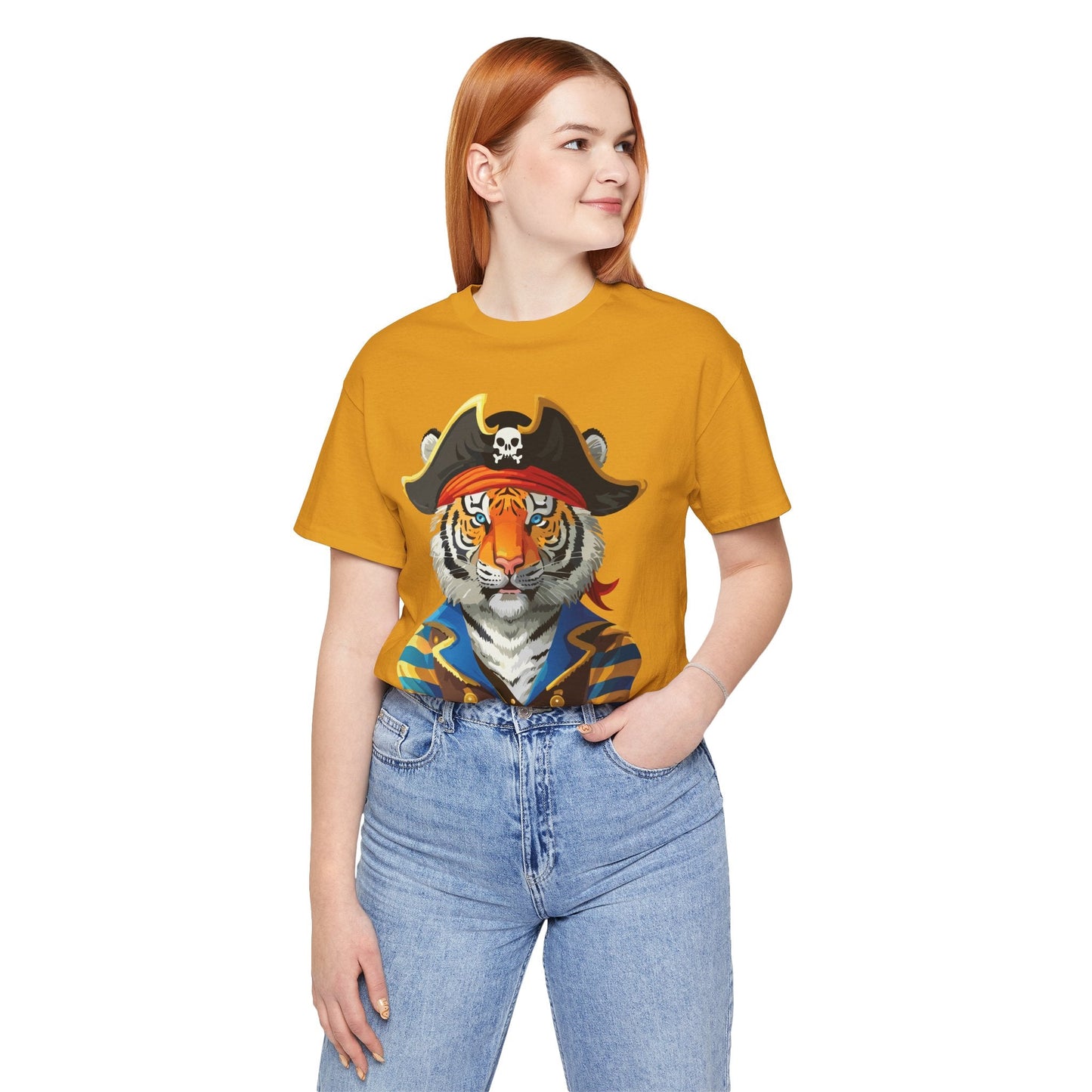 Unisex Animal Tee Shirt Art Design With Wild Animals Gildan Softstyle Cotton T Shirt