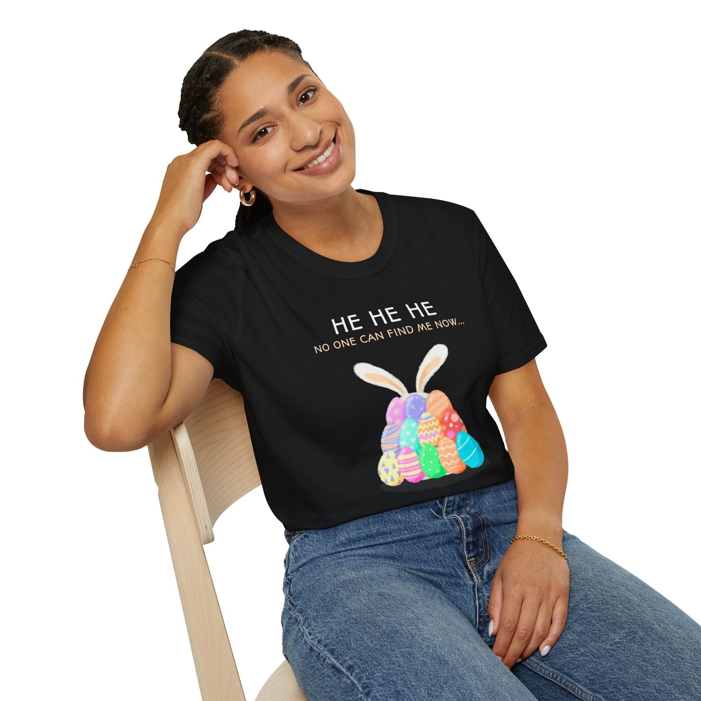 Easter Egg T Shirt Unisex Softstyle 100 Percent Ring Spun Cotton Easter Design Tee