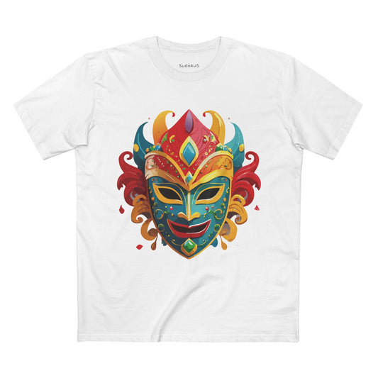 Mask Graphic Unisex 100 Cotton Staple Tee 22