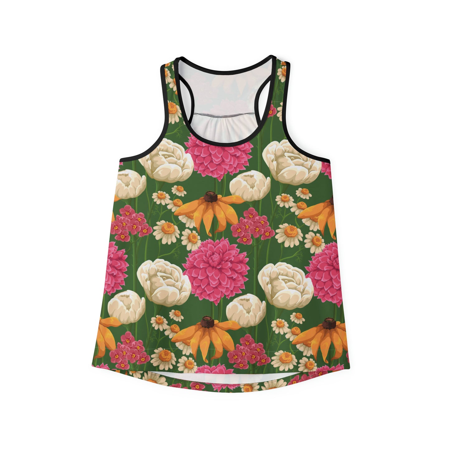 Summer Tank Top with floral prints