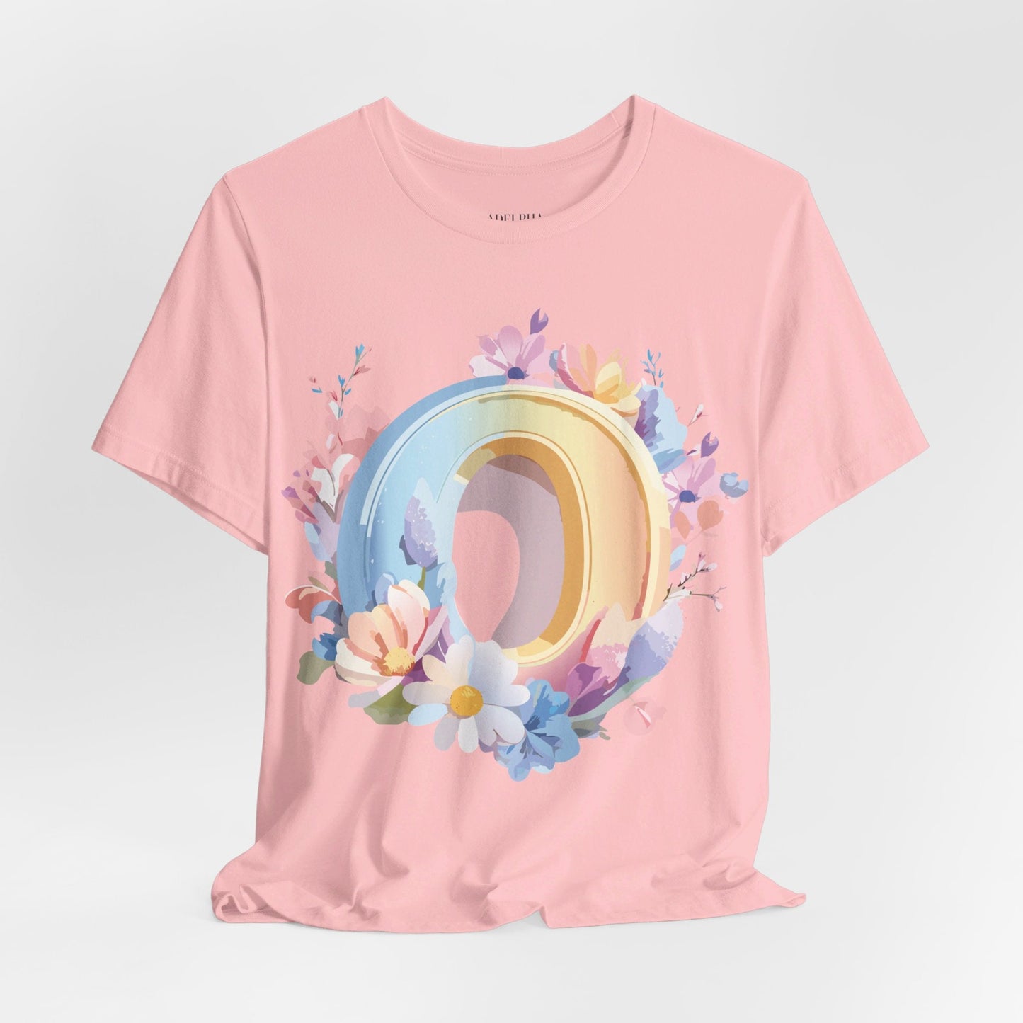 Adelpha Letter O Shirt Unisex Graphic Tee Vintage Inspired Art Design Jersey Short Sleeve