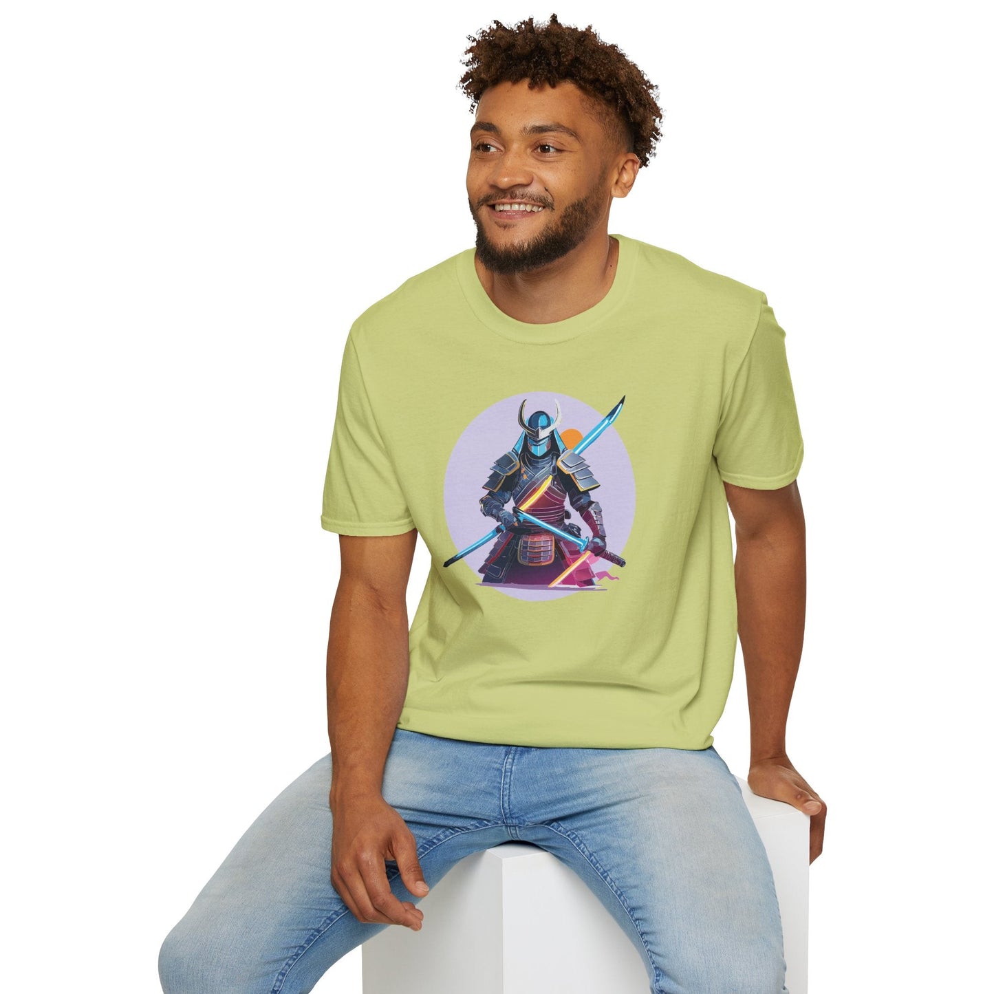 Samurai Shirt Unisex Gildan Softstyle Tee 100 Percent Cotton Lightweight Comfort