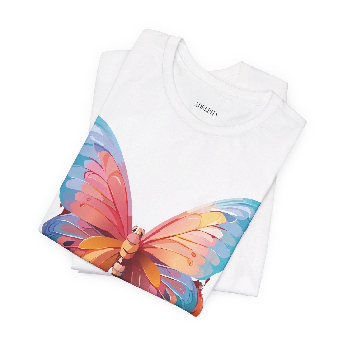 Butterfly Graphic Tee By Adelpha Unisex Short Sleeve Jersey Shirt