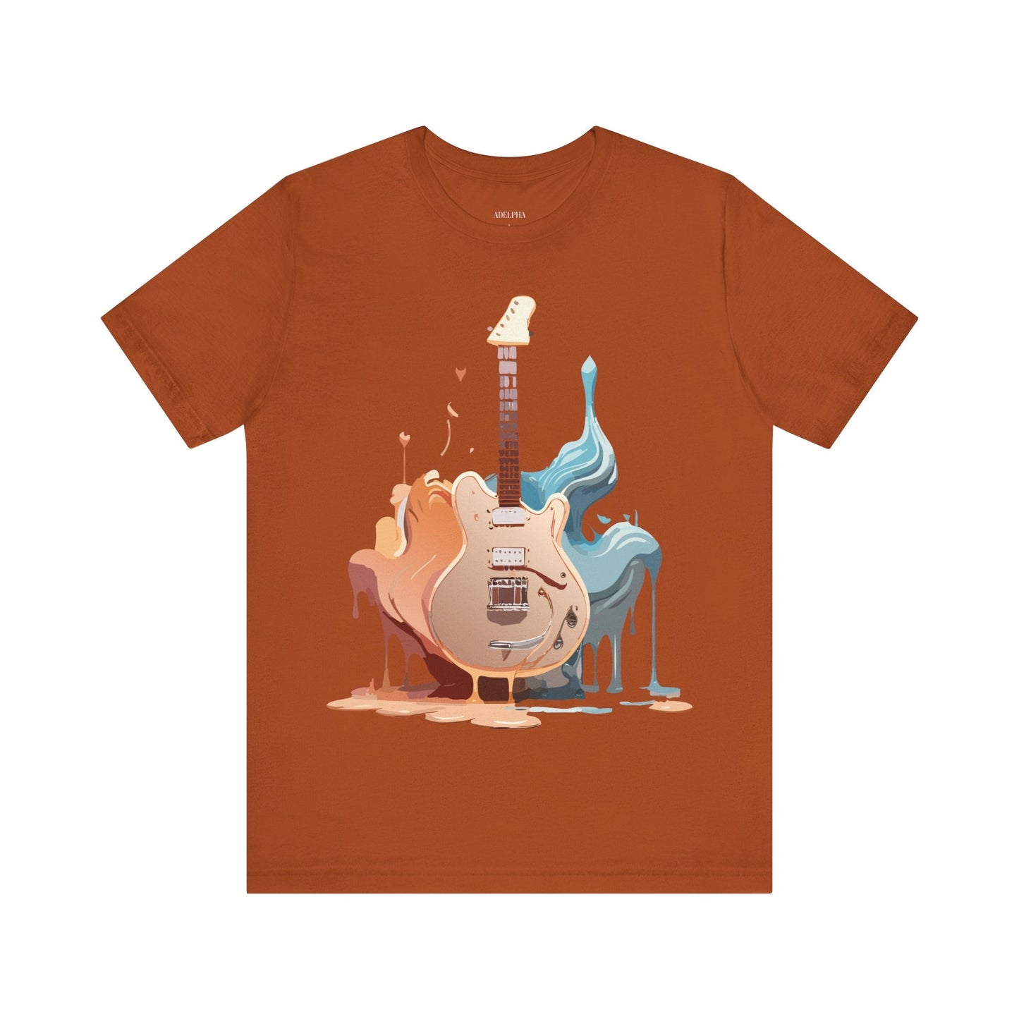 Adelpha Vintage Inspired Graphic Music T Shirt Unisex Short Sleeve Tee For Everyday Wear