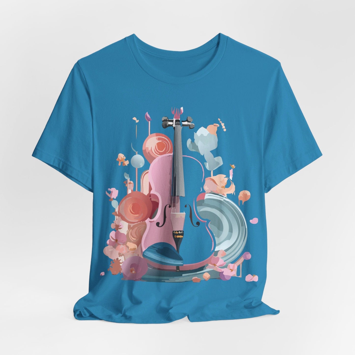 Adelpha Music Graphic T Shirt Unisex Short Sleeve Tee Vintage Inspired Artwork Edition