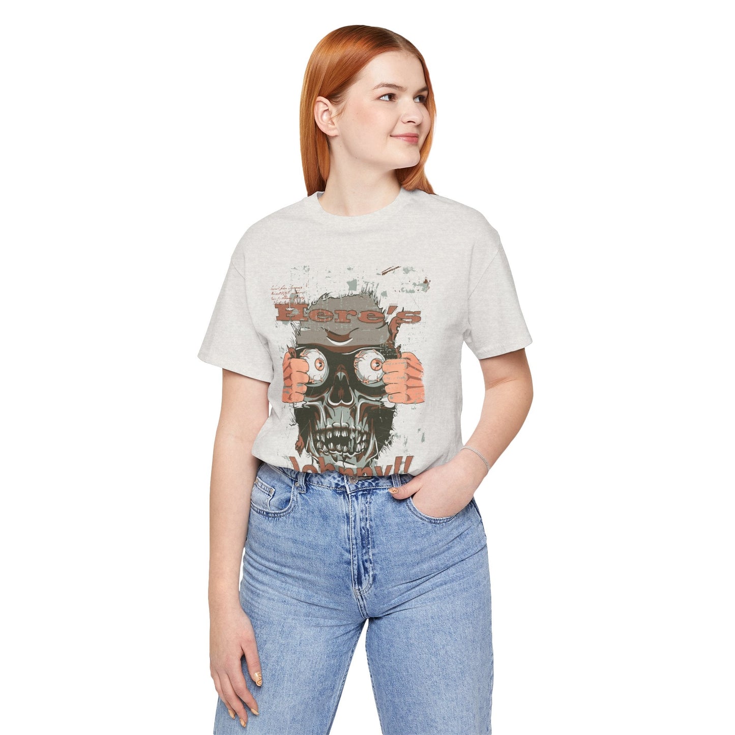 Skull Graphic Unisex Cotton T-Shirt r8