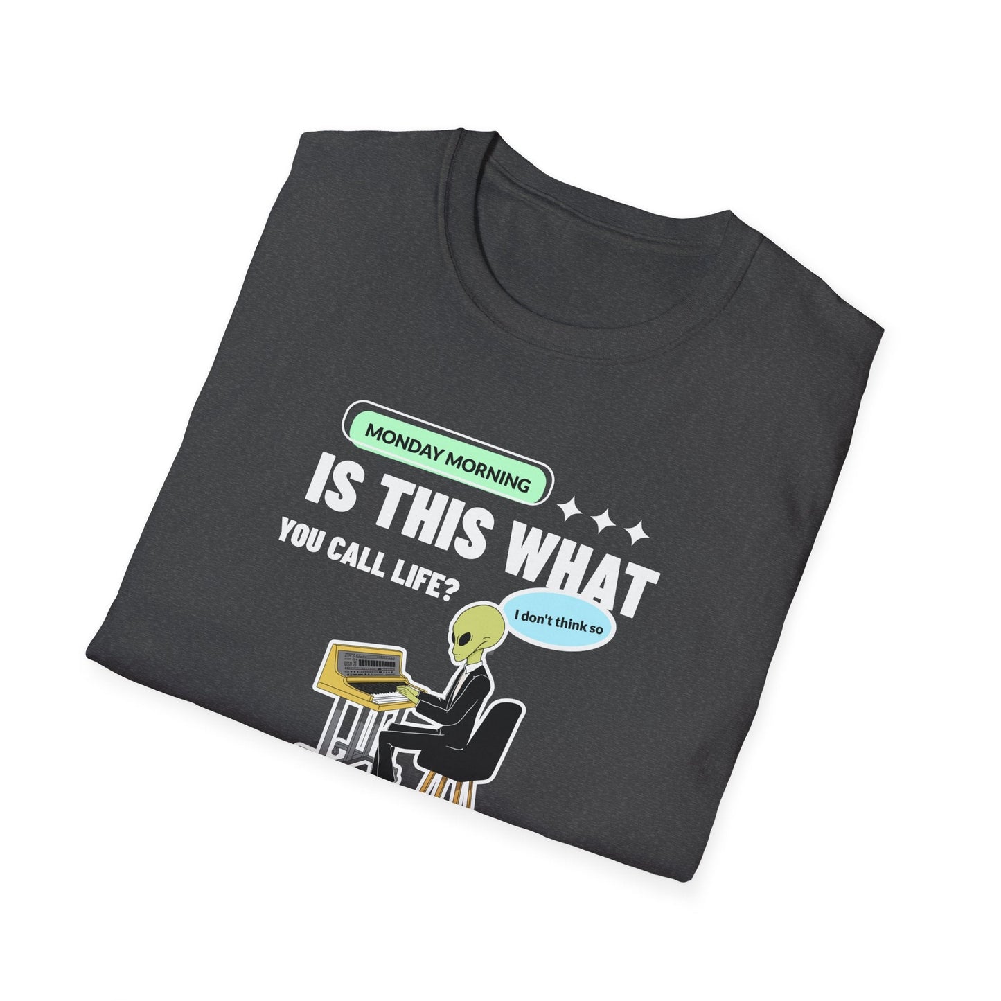 Alien Office Worker T-Shirt Unisex Cotton