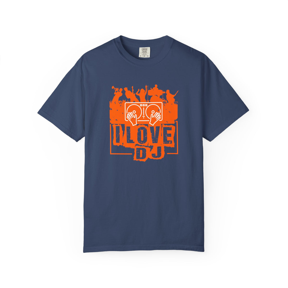 I Love DJ graphic T-shirt DJ Turntable Music Unisex Cotton Tee 051