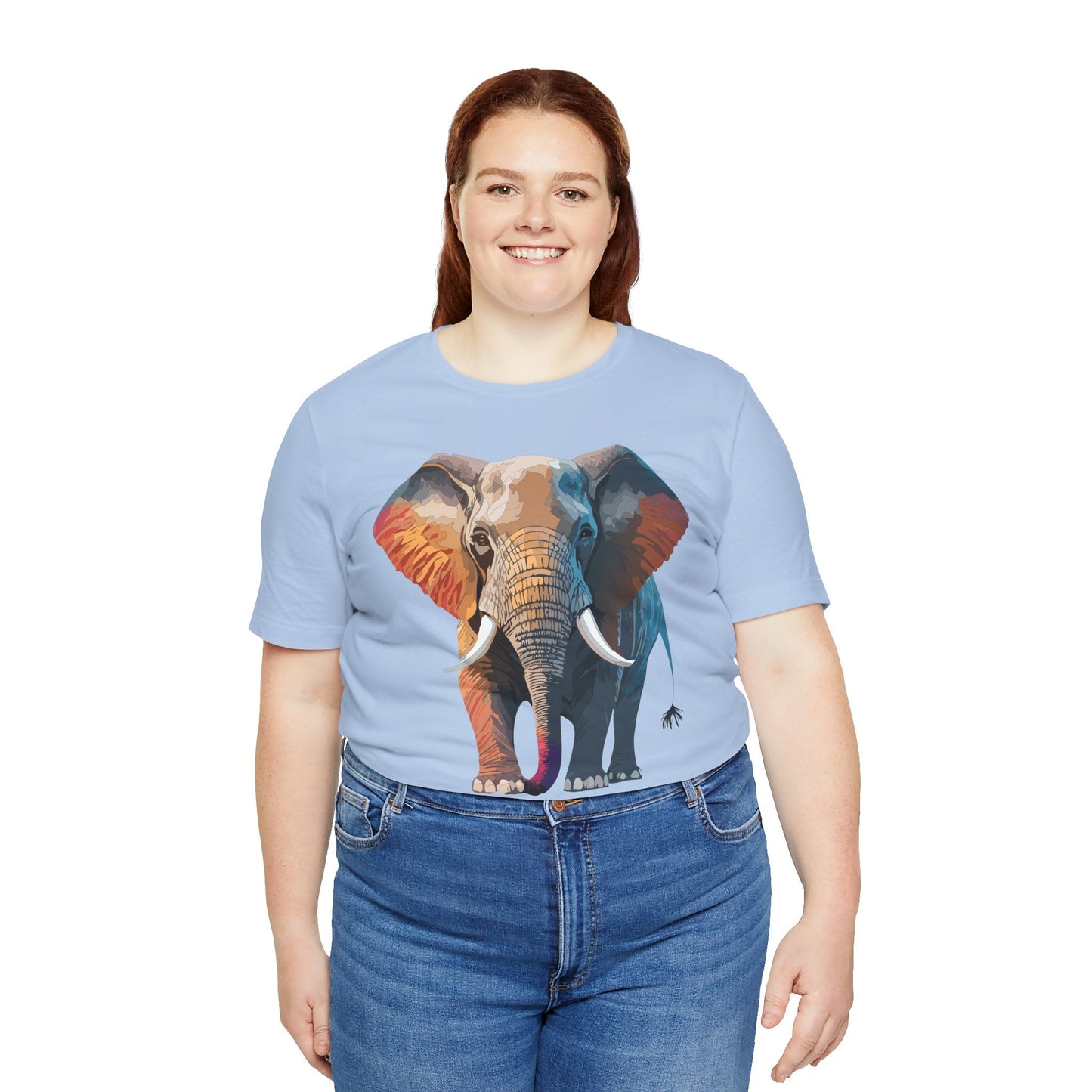 Unisex Animal Shirt With Animals Art Design Graphic Tee Short Sleeve Wild Animals