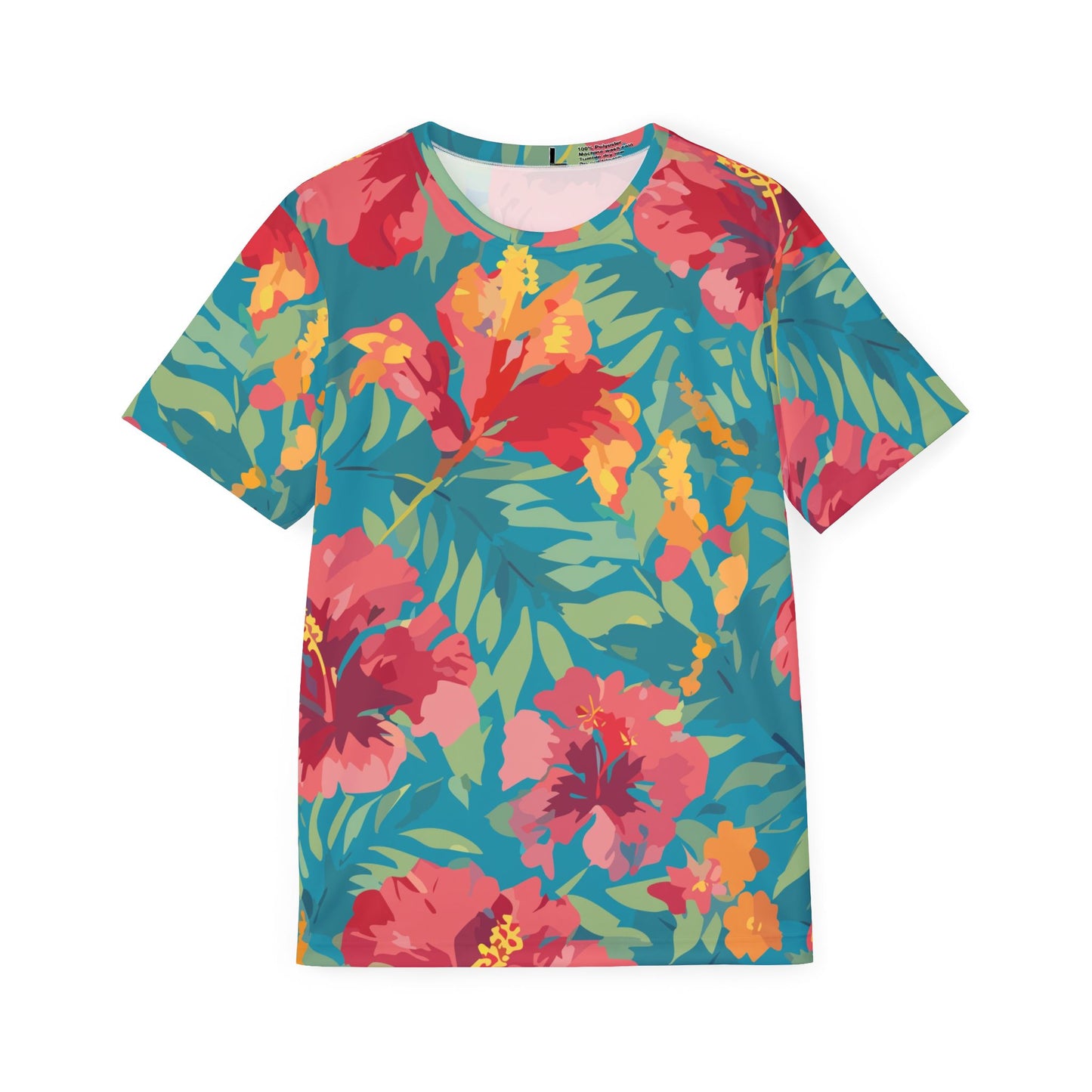 Unisex Floral Print Shirt, Shirt with Floral Print