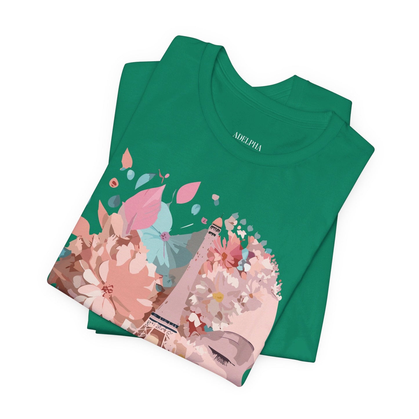 Tourist Shirt Paris Graphic Tee Unisex Jersey Short Sleeve Premium Vintage Inspired Adelpha Artwork