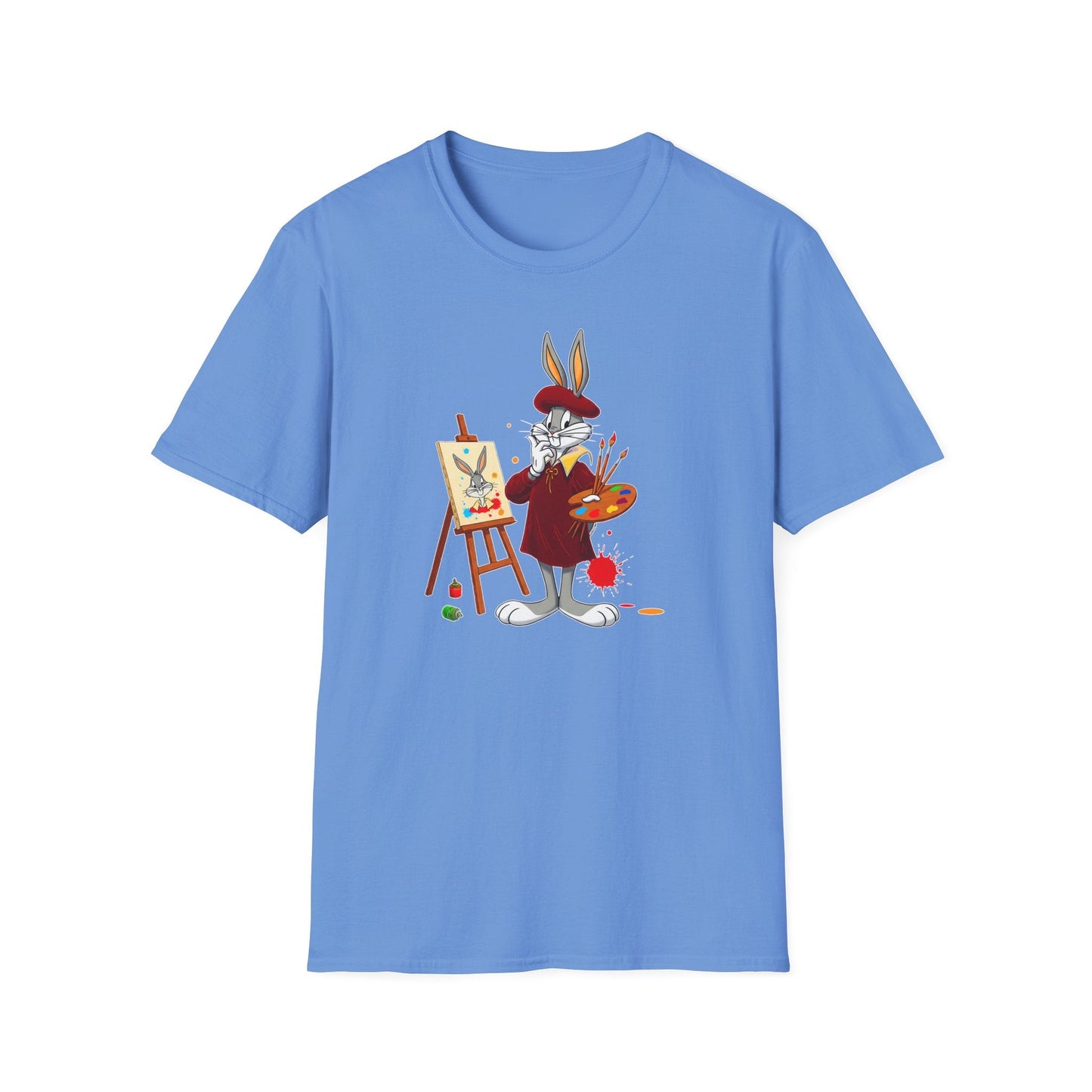 Bugs Bunny Shirt Unisex Cartoon T Shirt Softstyle 64000 Graphic Tee By Gildan Brand