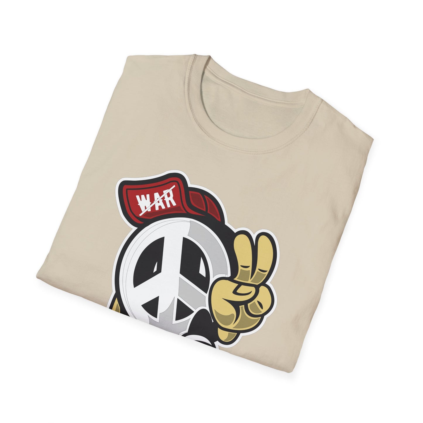 Unisex Cotton T-Shirt with Cartoon Graphic Design